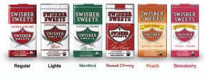 Swisher Sweets Little Cigars - Strawberry - Light - Cherry - Grape - Peach 10 / 20's