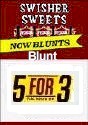 Swisher Sweets Blunts  Buy 1 Get 1 Free (100 cigars)