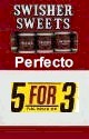 Swisher Sweets Perfecto  Buy 1 Get 1 Free (100 cigars)