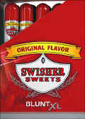SWISHER SWEETS BLUNT XL - ORIGINAL - 25 TUBED CIGARS 
