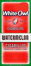 WHITE OWL CIGARILLOS - WATERMELON 25ct BOX 