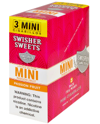 Swisher Mini Cigarillo Passion Fruit 15/3's (45 cigars)