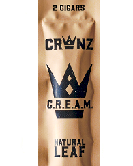 Crwnz Cream Natural Leaf Cigars (30 cigars)