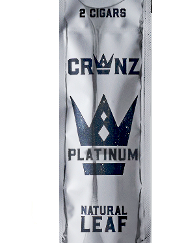 Crwnz Platinum Natural Leaf Cigars (30 cigars)