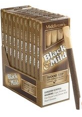 Black & Mild Wood Tip Cigars 10/5's and Upright 25's | Advantage Services