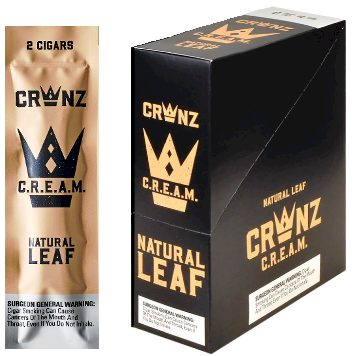 Crwnz Cream Cigars pack 5/8's 40 cigars