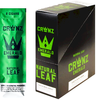 Crwnz Emerald Cigars pack 5/8's 40 cigars