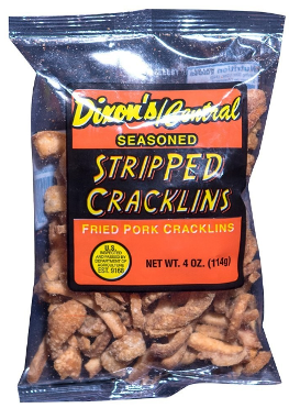 Dixon Central BBQ Stripped Cracklin 2oz / 12ct