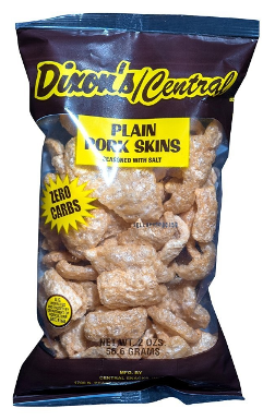 Dixon Central BBQ Stripped Cracklin 2oz / 12ct