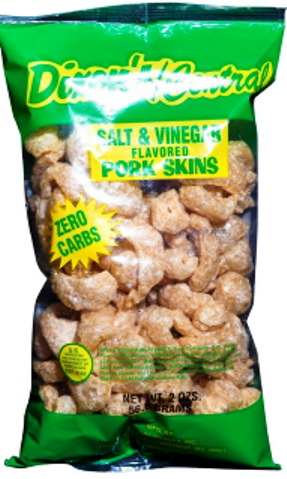 Dixon Central Salt & Vinegar Stripped Cracklin 2oz / 12ct