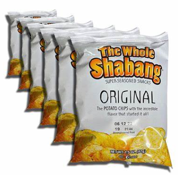 The Whole Shabang Potato Chips pack 5/8's 40 cigars