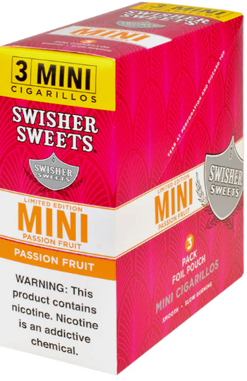 Swisher Mini Cigarillo Passion Fruit 15/3's (45 cigars)